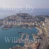 GW02471-50 = Aerial view over Ibiza Town and port with Formentera ferry, Ibiza, Baleares, Spain. 28 Sep 1996.