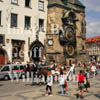 GW01369-32 = Wedding and the Old Town Hall with Astronomical Clock plus the Old Town Square. Prague, Czech Repulic. Czech Repulic. Aug 1995.