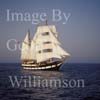 GW02250-50 = Palinaura (Italy built1934) sailing south of Mallorca, Baleares, Spain. Cutty Sark Tall Ships.