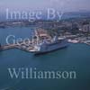 GW16170-50 = Aerial view over Cruise Island Escape and Cruise Ship and Ferries terminals of the Port of Palma de Mallorca, Baleares, Spain. 