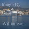 GW17445-50 = View from Dique Oeste towards cruise ships Aurora ( P and O line ) + other cruise ships in the Port of Palma de Mallorca, Balearic Islands, Spain.