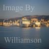 GW17480-50 = P and O cruise ship Aurora at berth flanked by ferry boats ( and Tui Cruise ship at RHS) in the Port of Palma de Mallorca, Balearic Islands, Spain.