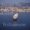 GW17715-50 = Cunard Cruise liner Queen Mary 2 (QM2) entering the Port of Palma de Mallorca, Balearic Islands, Spain. 