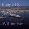 GW17730-50 = Cunard Cruise liner Queen Mary 2 (QM2) entering the Port of Palma de Mallorca, Balearic Islands, Spain.