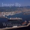 GW17755-50 = Cunard Cruise liner Queen Mary 2 (QM2) entering the Port of Palma de Mallorca, Balearic Islands, Spain.