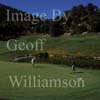 GW18005-50 = Scene at Golf de Andratx - putting at hole No. 8, Camp de Mar, SW Mallorca, Balearic Islands, Spain.
