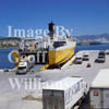 Cargo ferry in the port of Palma.