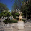 Scene in gardens near Almudaina Palace.