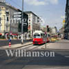 GW01410-32 = Karlsplatz with tram towards the Opera House. Vienna, Austria. Aug 1995.