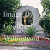 GW01470-32 = The Gilded Statue of Johnann Strauss, Stadtpark. Vienna, Austria. Aug 1995. 