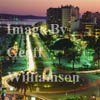 GW01820-32 = San Antonio Promenade + Town, by night. Ibiza, Baleares, Spain. 1996. 