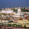 GW02940-32 = Aerial view towards Pantheon de Santa Engracia over Lisbon, Portugal.