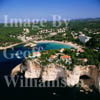 GW05100-64 = Aerial view over Cala Galdana, Menorca, Baleares, Spain. 1998. 