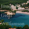 GW05120-64 = Aerial view over Cala Galdana, Menorca, Baleares, Spain. 1998. 