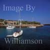 GW19755-50 = View in Cala Sa Nou ( sailing boats / leisure craft + swimmer ) South of Portocolom, SW. Mallorca, Balearic Islands, Spain.