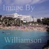 GW22610-50 = View over Cala Gran ( sea inlet + beach) towards Hotel Cala Gran, Cala Dor resort, SE Mallorca, Balearic Islands, Spain.