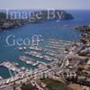 GW24150-50 = Aerial view over Puerto Andratx, SW Mallorca.