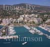 GW24345-50 = Aerial view over Puerto Portals, Calvia, Mallorca.