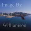 GW26865-60 = Aerial image of the comercial port of Alcudia North East Mallorca, Balearic Islands, Spain.