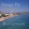 GW27245-60 = Aerial view over Puerto Alcudia, North East Mallorca, Balearic Islands, Spain.