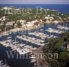 GW27395-60 = Aerial view looking North East over the marina of Cala D'Or, Santanyi, East Coast Mallorca, Balearic Islands, Spain. 20th September 2006.