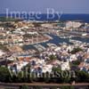 GW28135-60 = Aerial view - looking South East over the marina, hotel and resort facilities - Cala en Bosc ( Cala en Bosch ), South West Coast Menorca, Balearic Islands, Spain. 20th September 2006. 