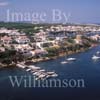 GW27995-60 = Aerial view - coastal scene with moored leisure craft between Port d'Addaia and Arenal d'en Castell in North East Menorca, Balearic Islands, Spain. 20th September 2006. 