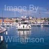 GW32300-60 = Johnson 105 luxury 32 mtr motor yacht / superyacht arriving at Palma International Boat Show 2008 in Old Port ( Moll Vell / Muelle Viejo ) Area of the Port of Palma de Mallorca, Balearic Islands, Spain. 25th April 2008.