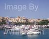 GW32565-60 = Panoramic view over Palma International Boat Show 2008 in the Palma Old Port ( Moll Vell / Muelle Viejo ) Area of the Port of Palma de Mallorca, Balearic Islands, Spain. 2nd May 2008.