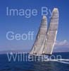 GW32890-200 = Scene during the Superyacht Cup Palma 2008 / Ulysse Nardin Cup regatta - Sailing Superyacht Senso One on final leg -  in the Bay of Palma de Mallorca, Balearic Islands, Spain. 13th June 2008.