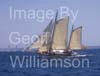 GW33220-60 = Scene with No 44 "Gipsy" ( an 11.90 metre long ketch with a trapezoid sail built in 1927 using a design by Colin Archer and owned by Ricardo Rubio of the Real Club Martimo de Santander ) in the forgrond during the XXIV TROFEO ALMIRANTE CONDE DE BARCELONA - Conde de Barcelona Classic Boats Sailing Regatta, Palma de Mallorca, Balearic Islands, Spain on race day one. 13th August 2008.