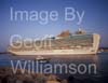 GW33460-60 = P&O ( P and O ) Cruise lines flagship Ventura during early morning entry into the Port of Palma de Mallorca ( with pilot boat / Practicos in the foreground), Balearic Islands, Spain. 17th August 2008. 