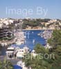 GW33700-60 = View looking North towards sea approach and beach in Porto Cristo marina, East Coast Mallorca / Majorca, Balearic Islands, Spain. 5th October 2008.