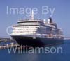 GW34400-60 = Cunard Line Cruise Ship "Queen Victoria" on berth in the Port of Palma de Mallorca, Balearic Islands, Spain.  11th May 2009.