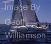 GW35715-60 = Bavaria Cruiser 45 undergoing sea trials in the Bay of Palma de Mallorca.