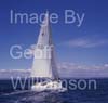 GW35765-60 = Bavaria Cruiser 45 undergoing sea trials in the Bay of Palma de Mallorca.