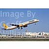 GW10055-50 = Condor Boeing 757-300 (D-ABON) on take off from Palma de Mallorca airport, Balearic Islands, Spain.