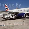 GW14000-50 = Scene at the Airport of Palma de Mallorca ( GB Airways Airbus A320-200 reg G-TTOG in BA livery on pier during refuelling from ramp hydrant ), Balearic Islands, Spain.