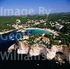 GW05100 = Aerial view over Cala Galdana, Menorca, Baleares, Spain. 1998. 