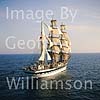 Tall Ship Simon Bolivar south of Mallorca.