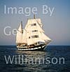 Tall Ship "Palinaura" sailing south of Mallorca,