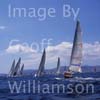 GW14340-50 = Scene with Olympus Orlando (IMS-500) in the foreground during the 22nd Copa Del Rey (Kings Cup Regatta 2003 ) in the Bay of Palma de Mallorca, Baleares, Spain. 01 August 2003.